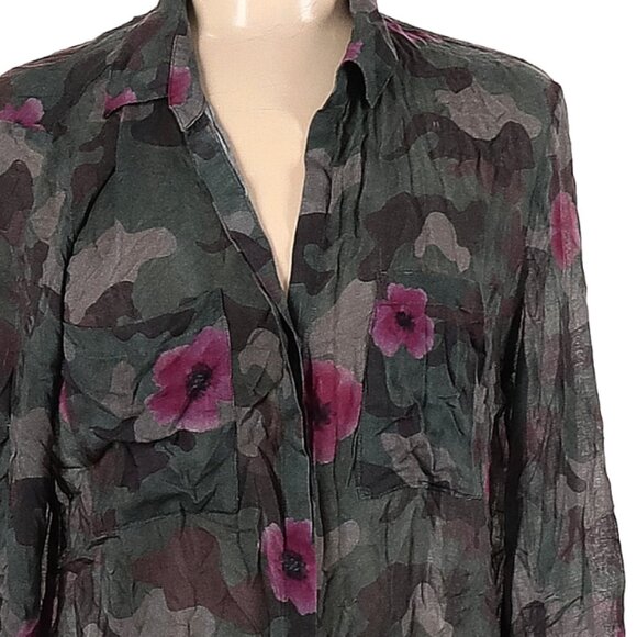 Cloth & Stone Size M Long sleeve button-down shirt - Picture 3 of 5